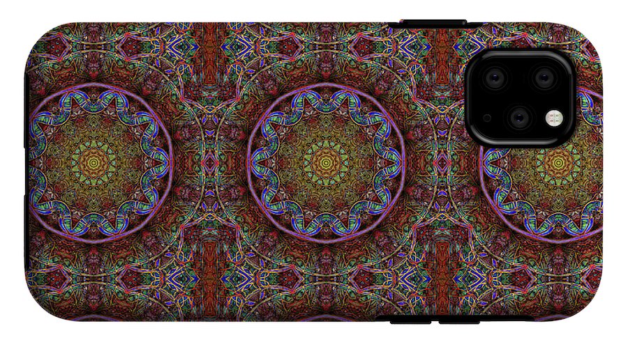Blue Pink Windy Kaleidoscope - Phone Case