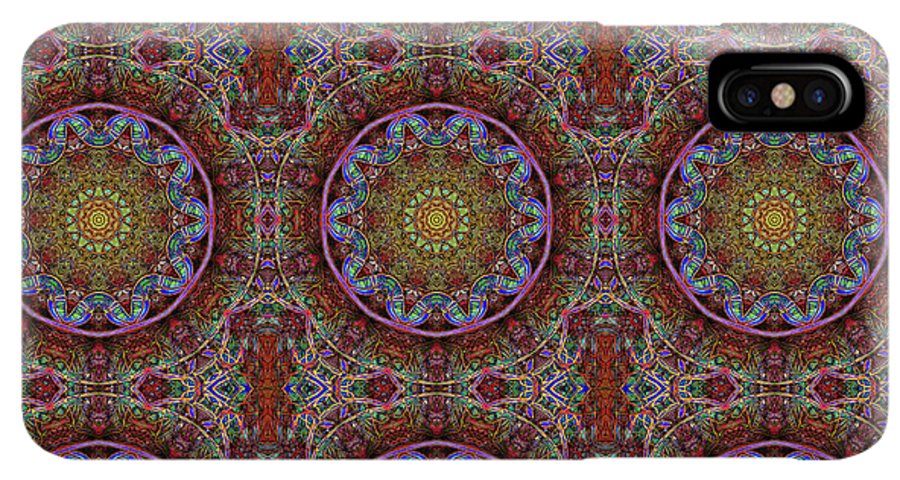 Blue Pink Windy Kaleidoscope - Phone Case