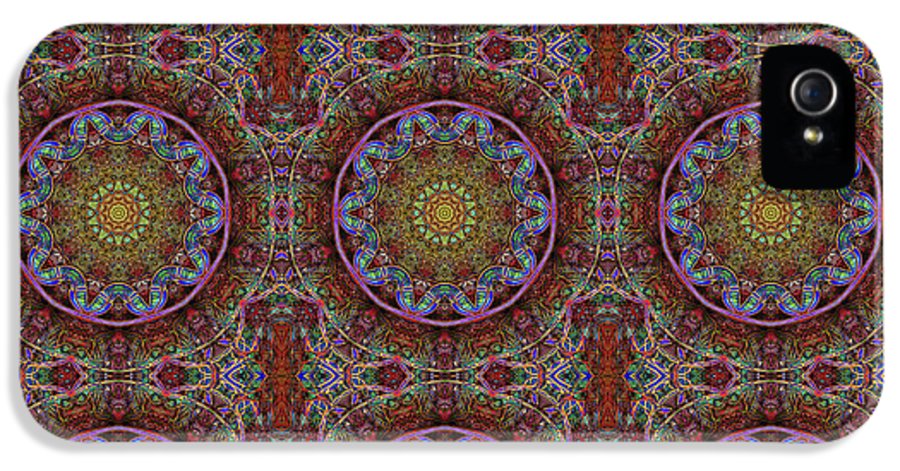 Blue Pink Windy Kaleidoscope - Phone Case