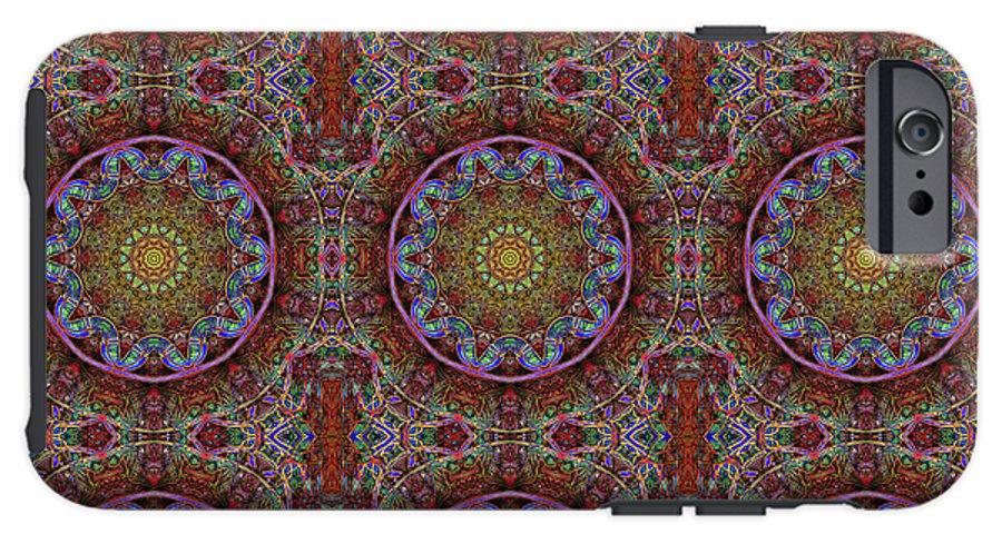 Blue Pink Windy Kaleidoscope - Phone Case