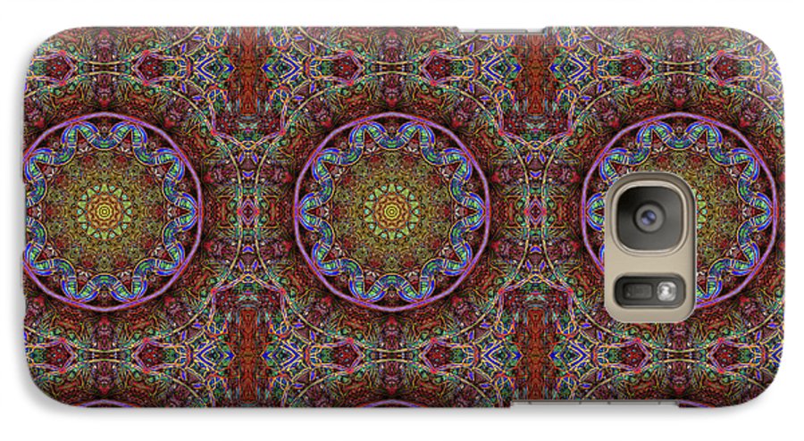 Blue Pink Windy Kaleidoscope - Phone Case