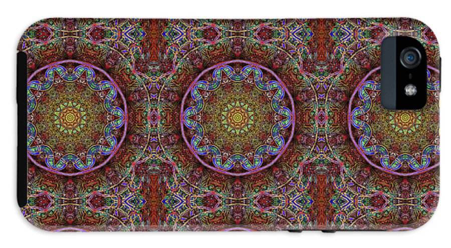 Blue Pink Windy Kaleidoscope - Phone Case
