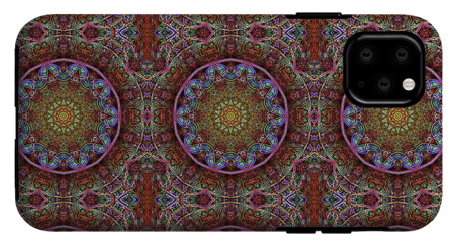 Blue Pink Windy Kaleidoscope - Phone Case