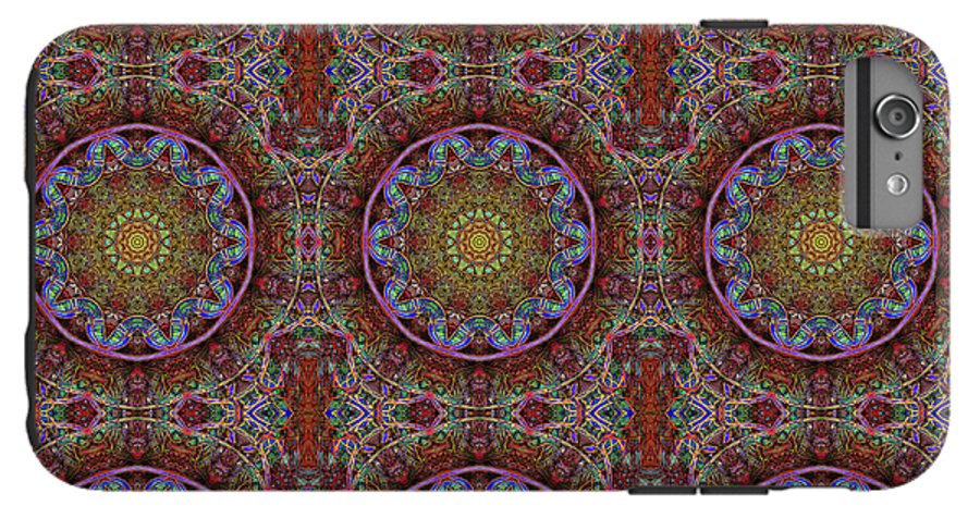 Blue Pink Windy Kaleidoscope - Phone Case