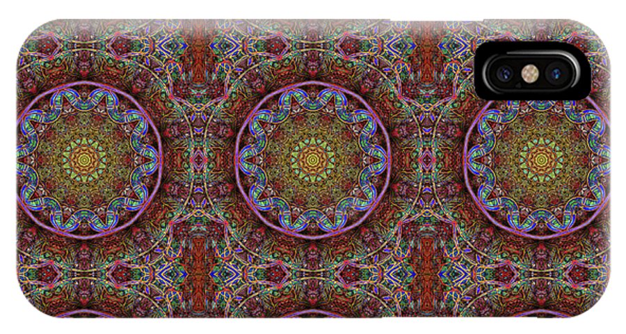 Blue Pink Windy Kaleidoscope - Phone Case