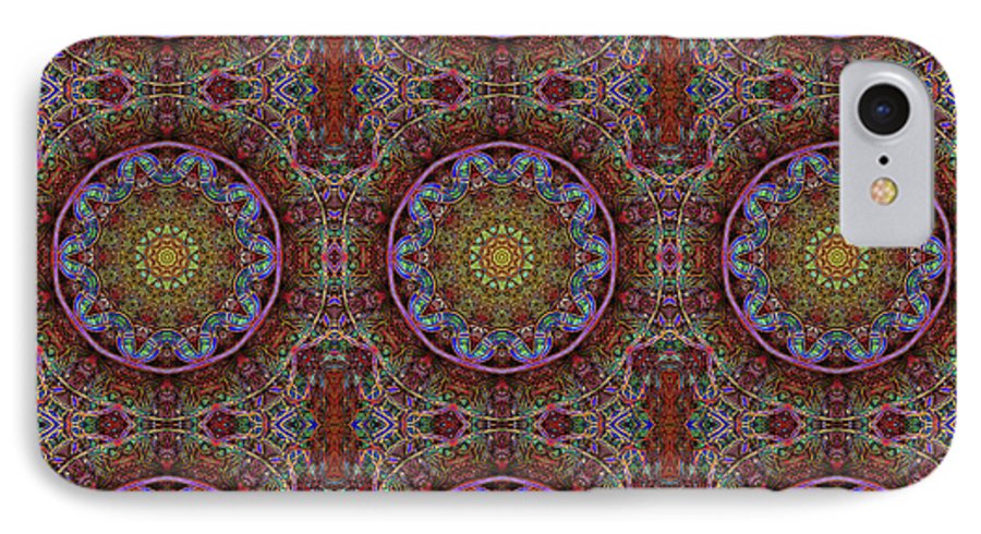 Blue Pink Windy Kaleidoscope - Phone Case