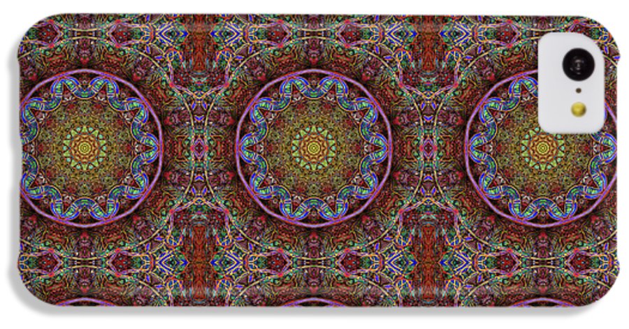 Blue Pink Windy Kaleidoscope - Phone Case