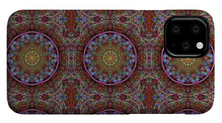Blue Pink Windy Kaleidoscope - Phone Case