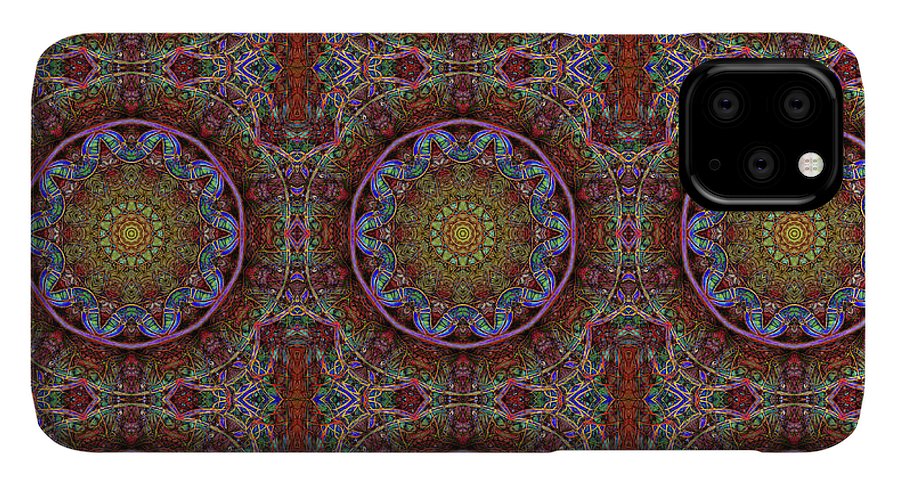 Blue Pink Windy Kaleidoscope - Phone Case