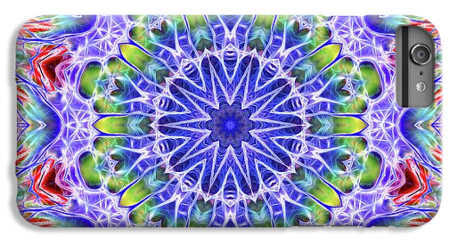 Blue Red Kaleidoscope - Phone Case