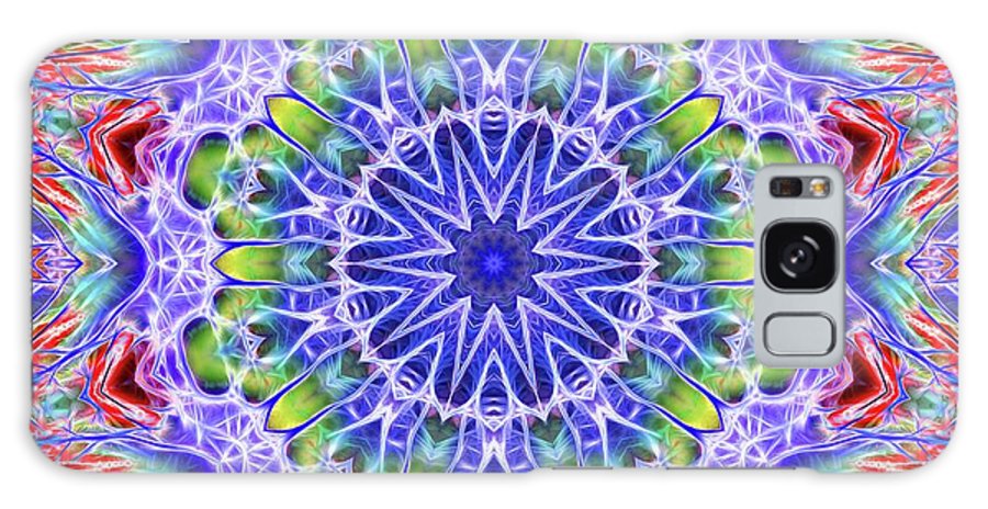 Blue Red Kaleidoscope - Phone Case