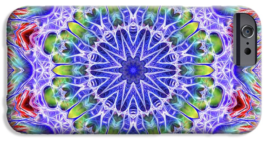 Blue Red Kaleidoscope - Phone Case