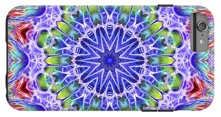 Blue Red Kaleidoscope - Phone Case