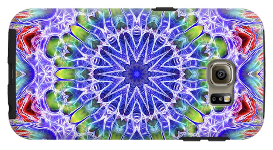 Blue Red Kaleidoscope - Phone Case