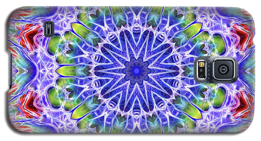 Blue Red Kaleidoscope - Phone Case