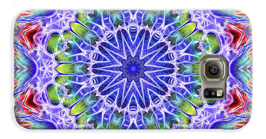 Blue Red Kaleidoscope - Phone Case
