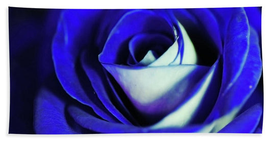 Blue Rose - Beach Towel