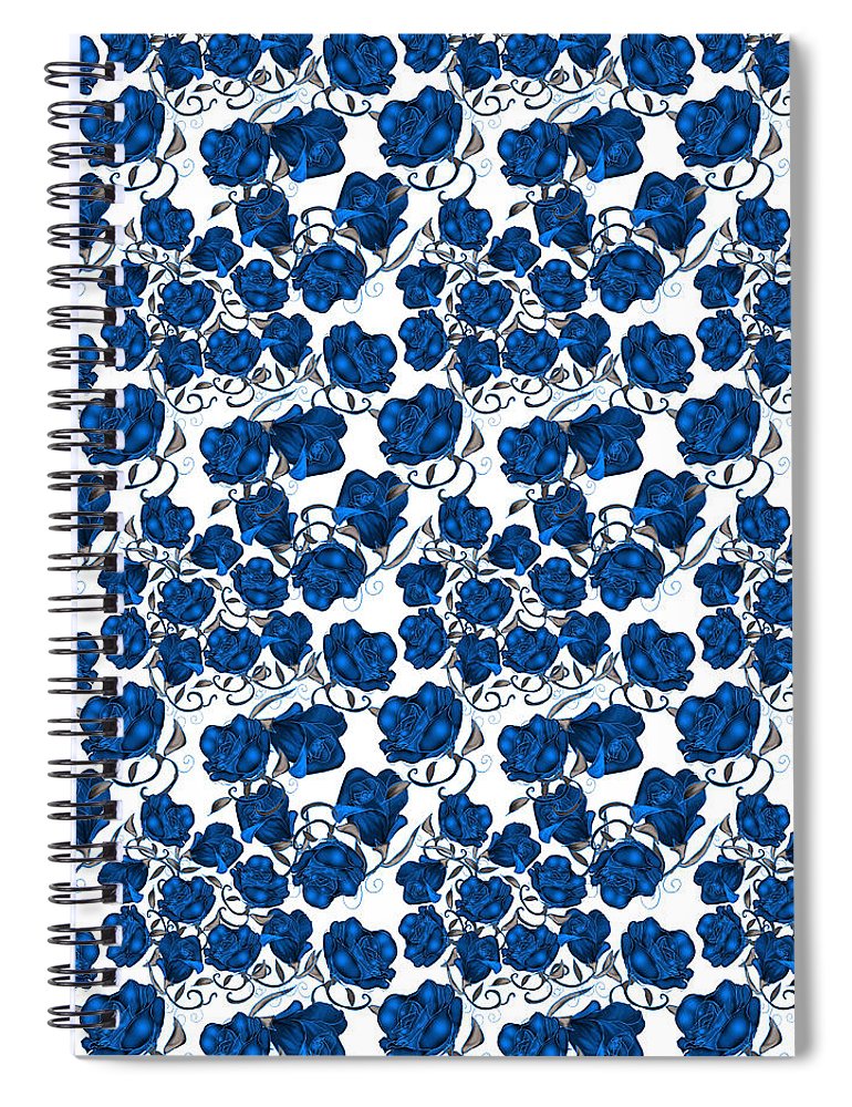 Blue Roses - Spiral Notebook