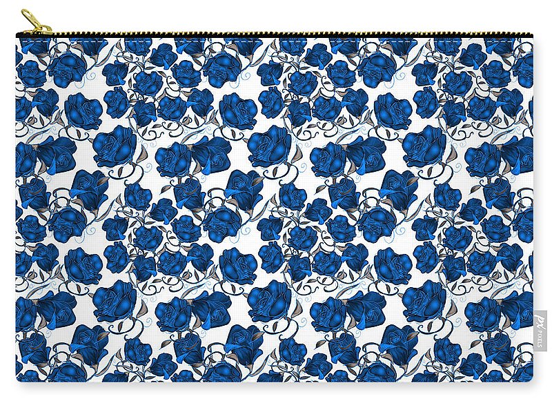 Blue Roses - Carry-All Pouch