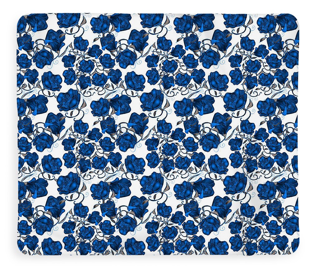 Blue Roses - Blanket