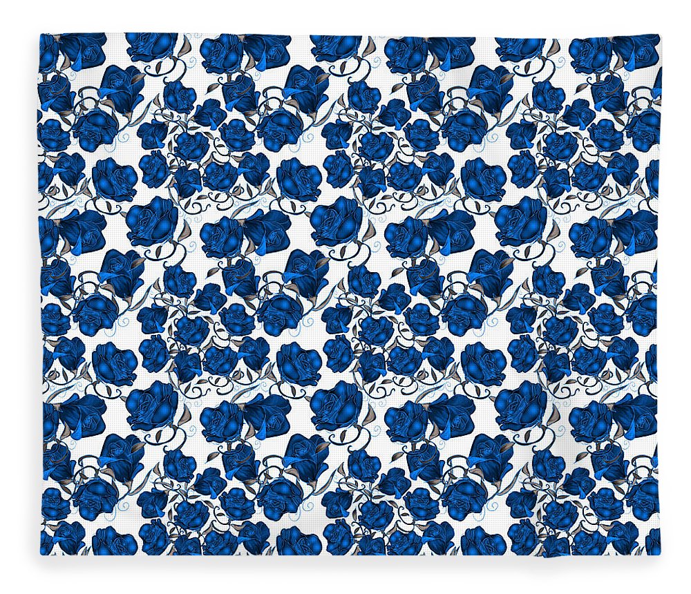Blue Roses - Blanket