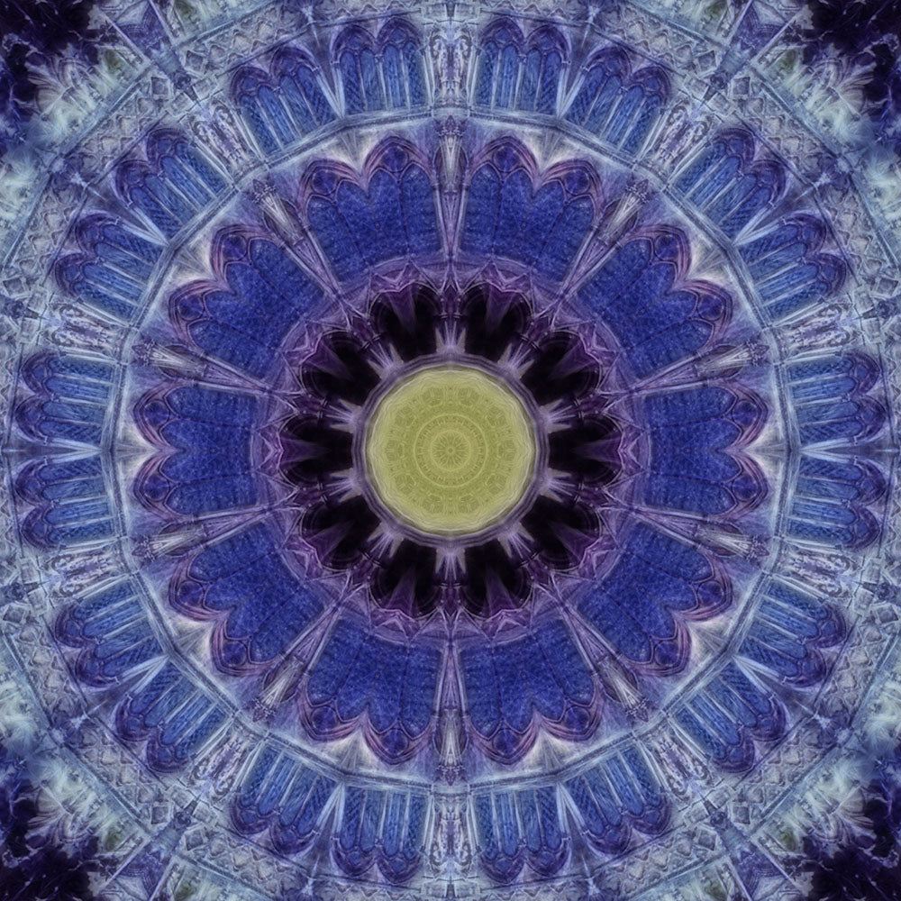 Blue Cathedral Kaleidoscope Digital Image Download