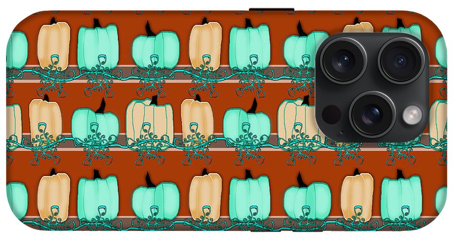Bluegreen pumpkins - Phone Case