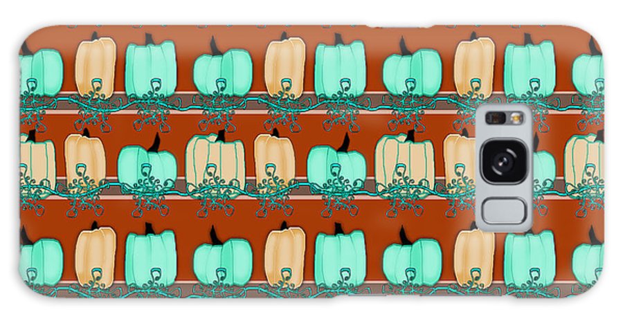 Bluegreen pumpkins - Phone Case
