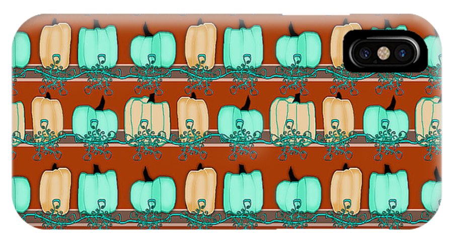 Bluegreen pumpkins - Phone Case