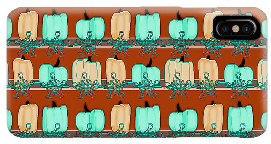 Bluegreen pumpkins - Phone Case
