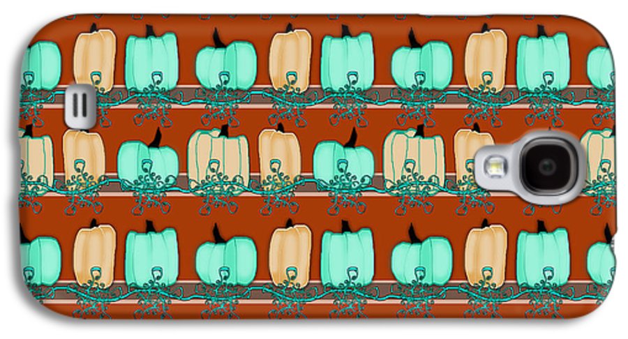Bluegreen pumpkins - Phone Case