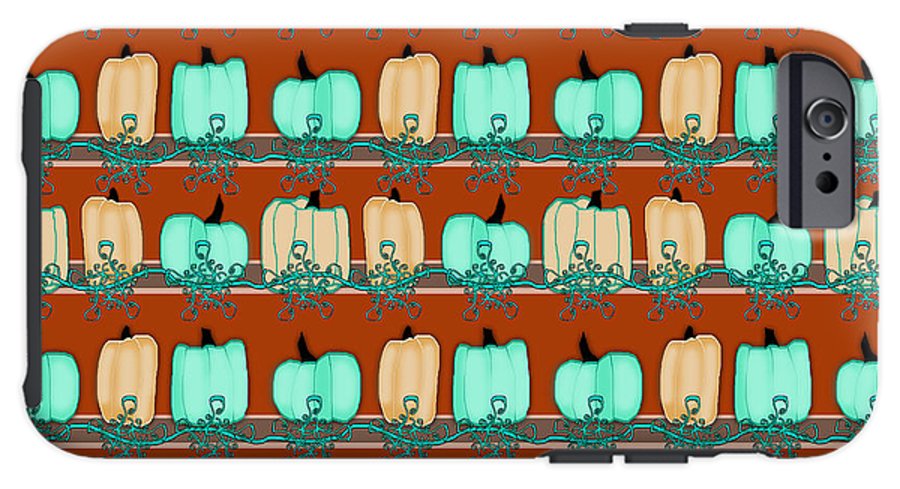 Bluegreen pumpkins - Phone Case
