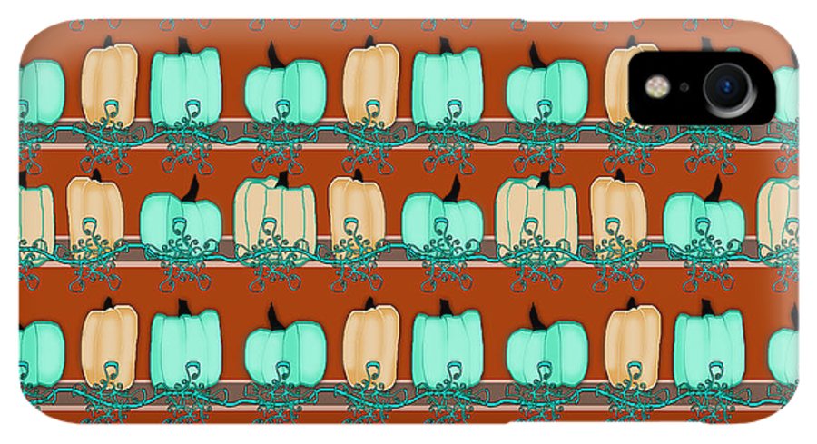 Bluegreen pumpkins - Phone Case