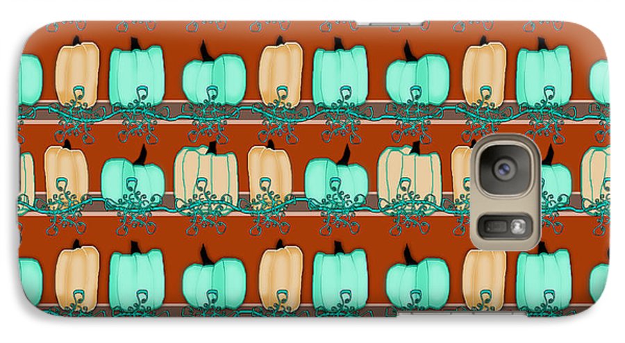 Bluegreen pumpkins - Phone Case