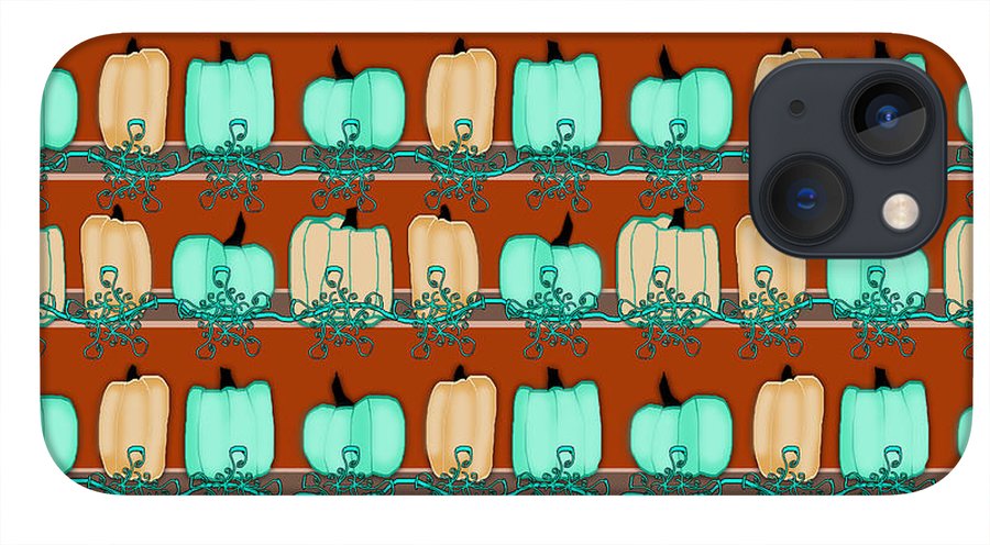 Bluegreen pumpkins - Phone Case