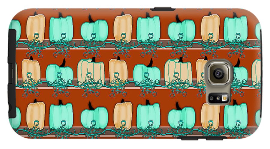 Bluegreen pumpkins - Phone Case