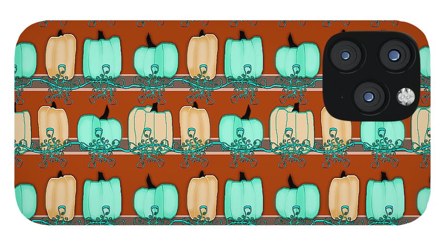 Bluegreen pumpkins - Phone Case