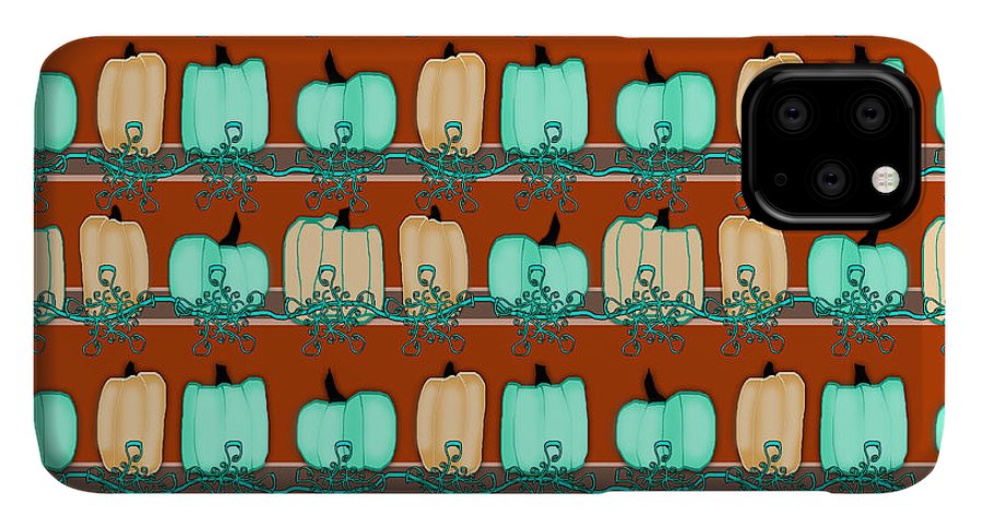 Bluegreen pumpkins - Phone Case