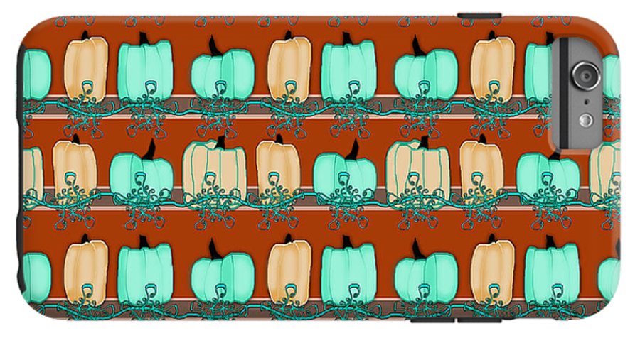 Bluegreen pumpkins - Phone Case
