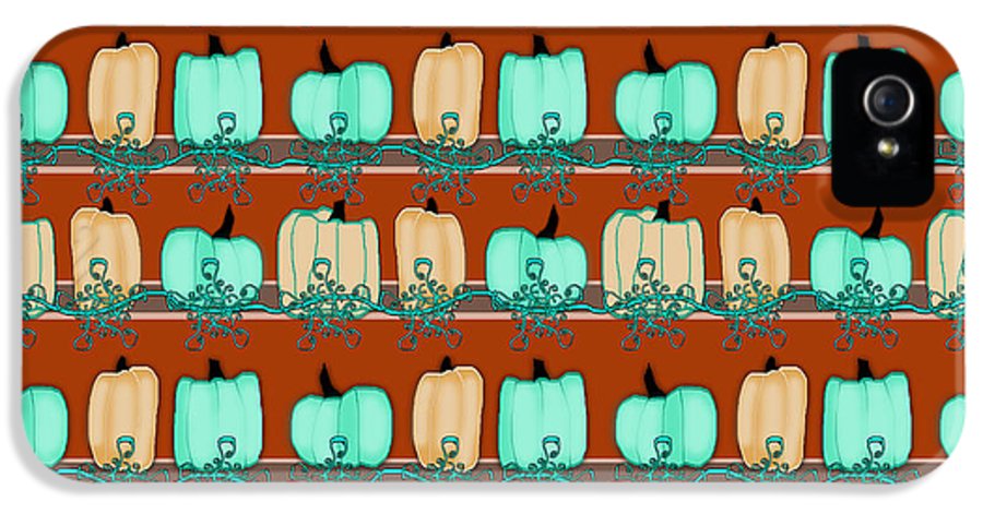 Bluegreen pumpkins - Phone Case
