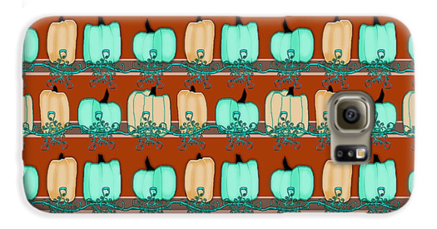 Bluegreen pumpkins - Phone Case