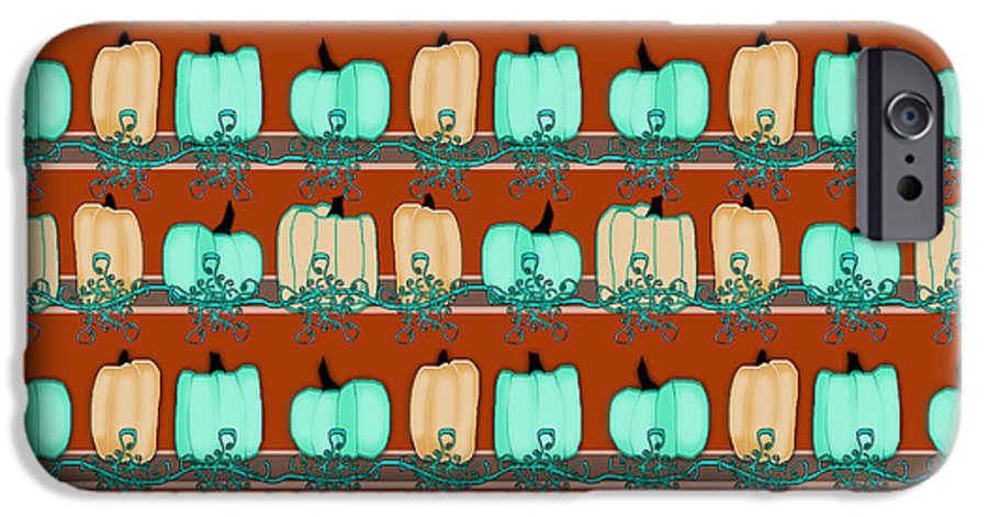 Bluegreen pumpkins - Phone Case