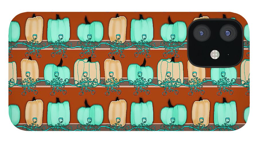 Bluegreen pumpkins - Phone Case