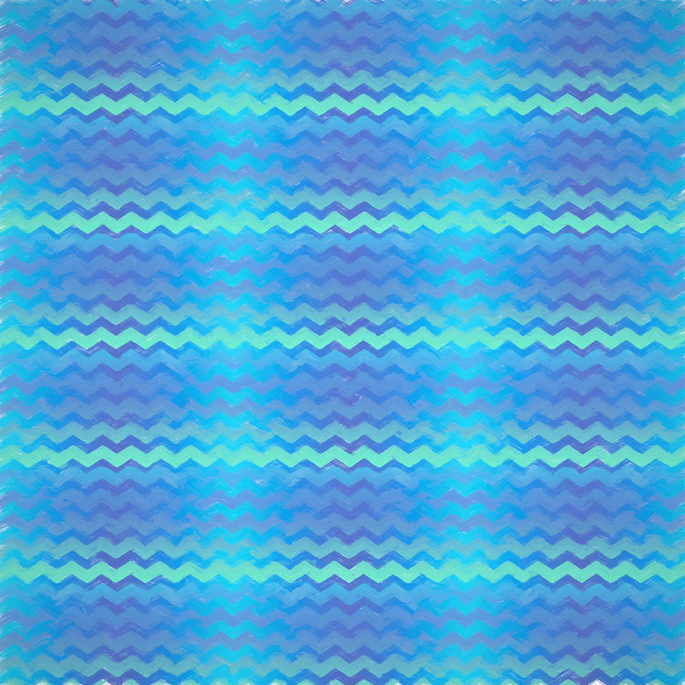 Blue Green Mermaid Stripes Digital Image Download