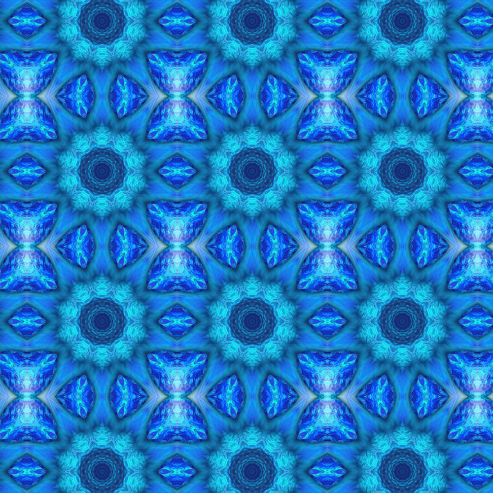 Blue Ocean Kaleidoscope Digital Image Download