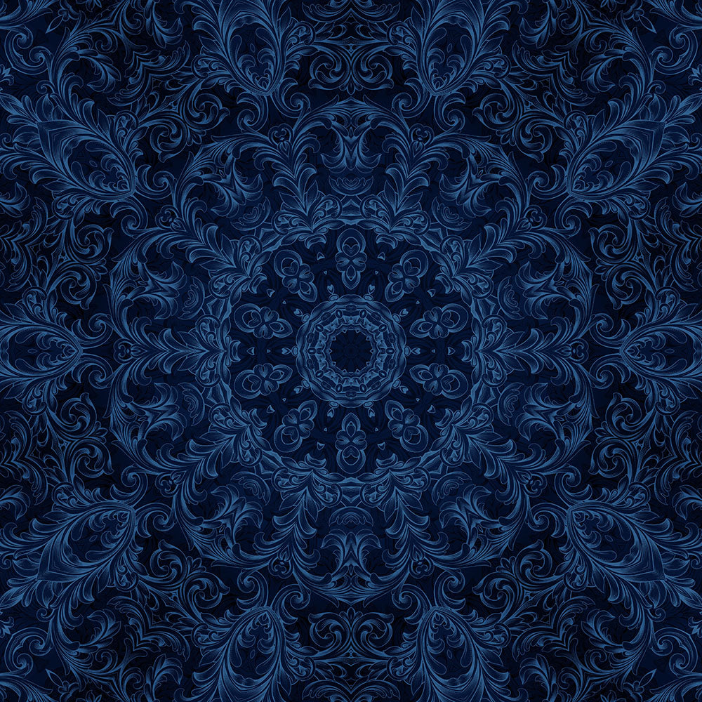 Blue Velvet Kaleidoscope Digital Image Download