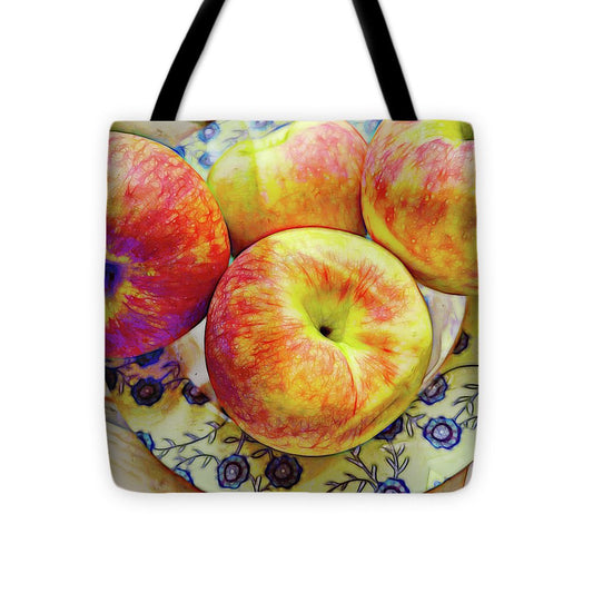 Bowl Of Apples - Tote Bag