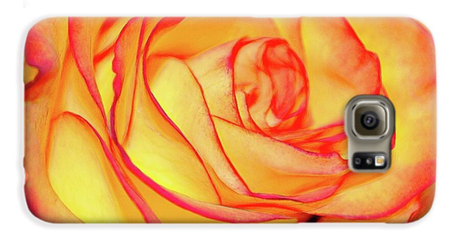 Bright Orange Rose - Phone Case