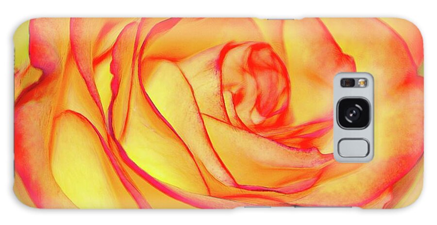 Bright Orange Rose - Phone Case