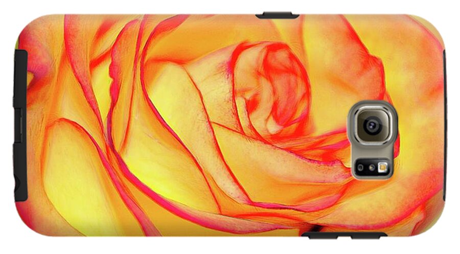 Bright Orange Rose - Phone Case